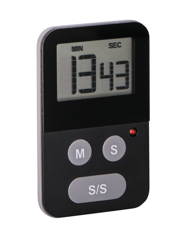 Digital Kitchen Timer with Light - Black - 12943