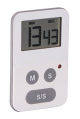 Digital Kitchen Timer with Light - White - 12945