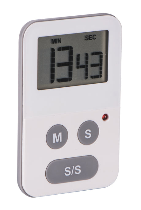 Digital Kitchen Timer with Light - White - 12945