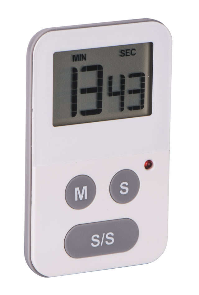 Digital Kitchen Timer with Light - White - 12945