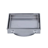 3monkeez FW-300STI 300mm Stainless Steel Tile Insert Point Drain