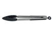 Silicone Tongs with Stainless Steel Handle 30cm - Black - 13203
