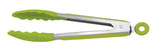 Silicone Tongs with Stainless Steel Handle 23cm - Green - 13283