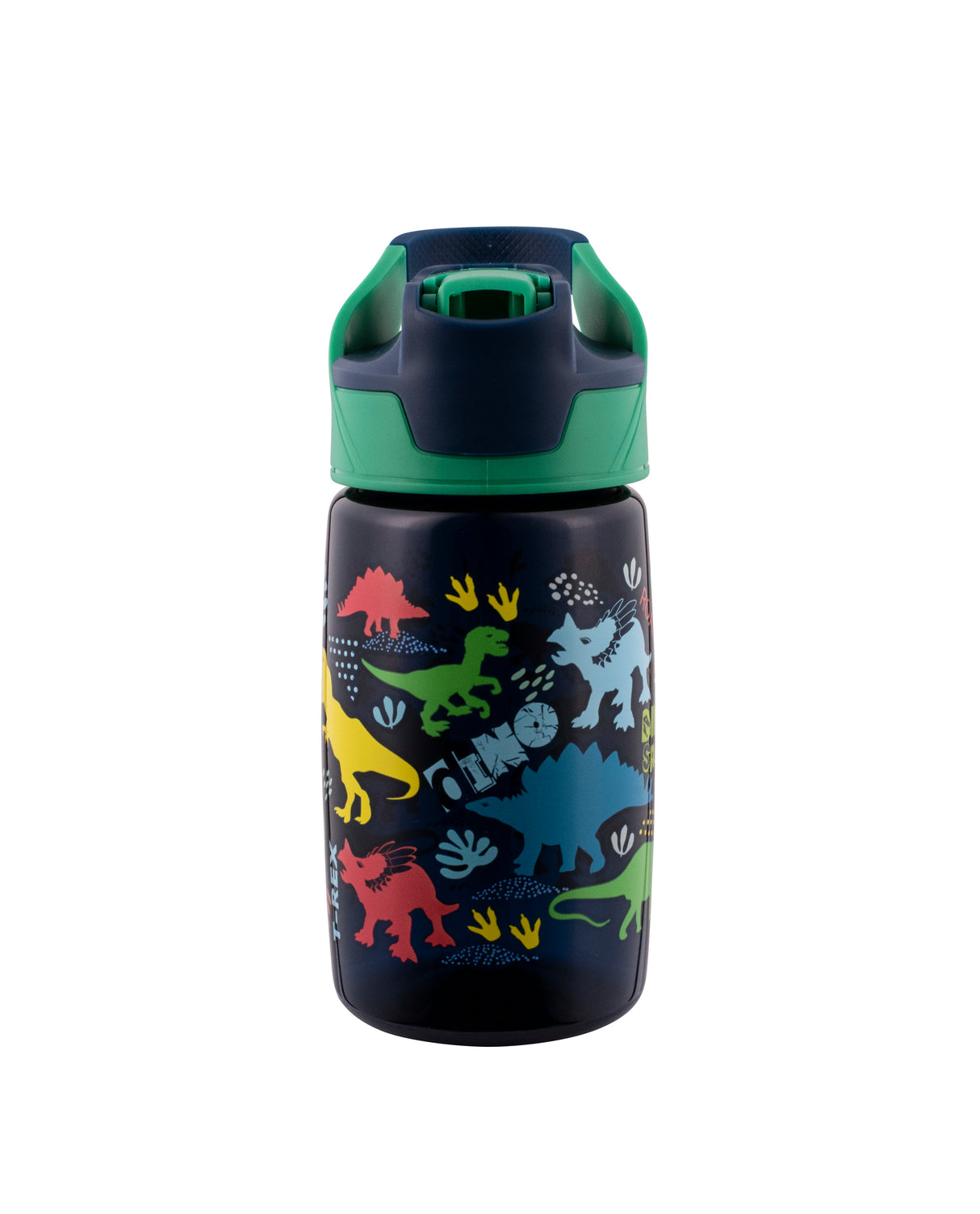 YumYum Kids AutoSpout Tritan Bottle, 450ml - Dinosaur Parade - 13371