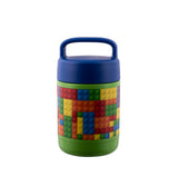 YumYum Kids Insulated Food Jar, 375ml - Building Blocks - 13390