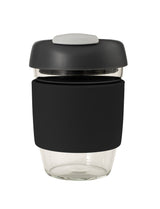 Glass GoCup, 296ml/10oz - Black / Charcoal / Grey - 13837