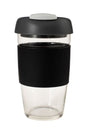 Glass GoCup, 473ml/16oz - Black / Charcoal / Grey - 13843
