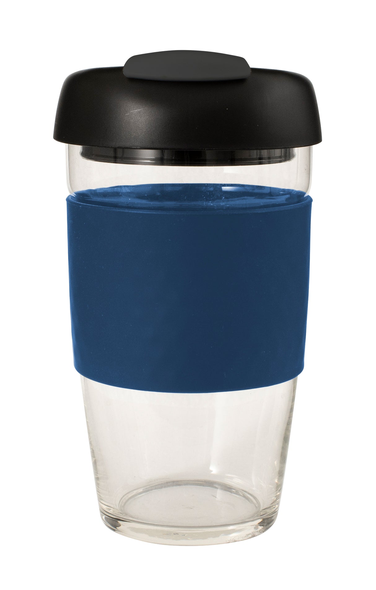 Glass GoCup, 473ml/16oz - Navy / Black / Grey - 13846