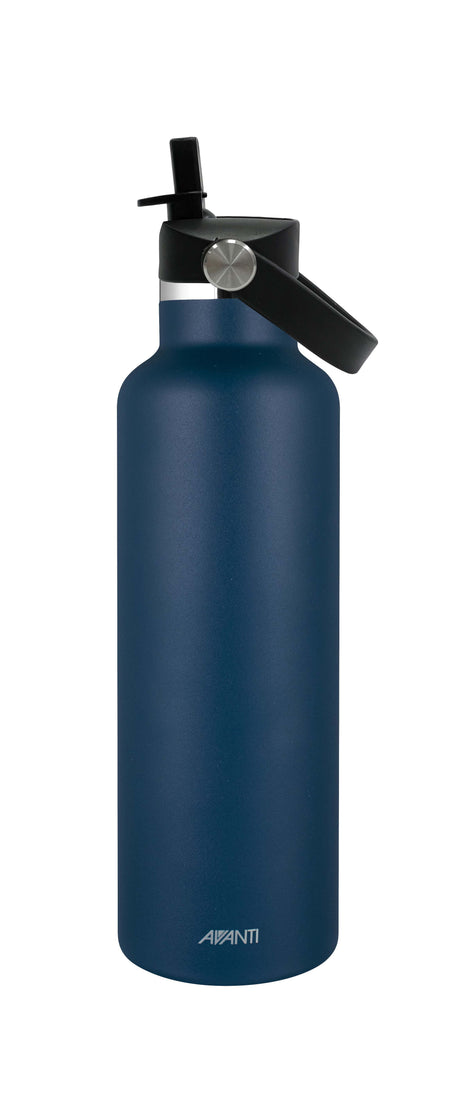 HydroPlus Sipper Insulated Bottle, 750ml - Navy - 14072