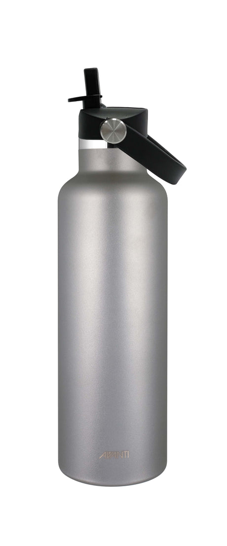 HydroPlus Sipper Insulated Bottle, 750ml - Platinum - 14073