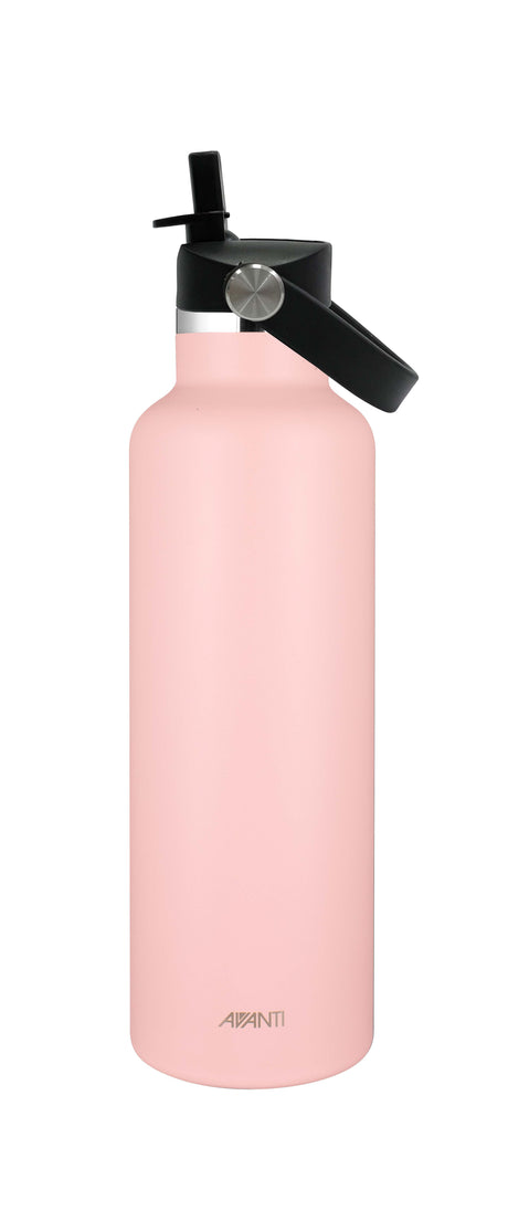 HydroPlus Sipper Insulated Bottle, 750ml - Pink - 14077