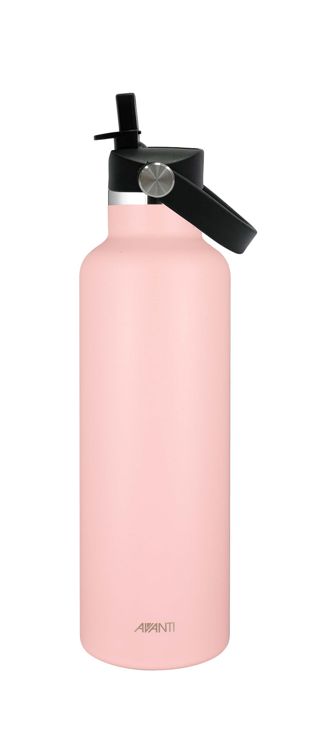 HydroPlus Sipper Insulated Bottle, 750ml - Pink - 14077