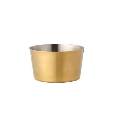 MINI-08298 - Miniature Sauce Pan W O Hdl Brushed Brass (Sold in sets of 6