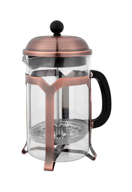 Domo Café Press Coffee Plunger, 800ml / 6 Cup - Antique Brass - 14861