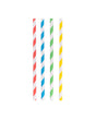 Papers Cocktail Straws, 14cm Rainbow - Set of 50 - 14935