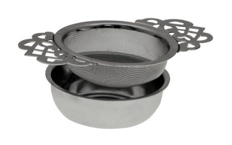 Empress Tea Strainer with Drip Bowl - 15028