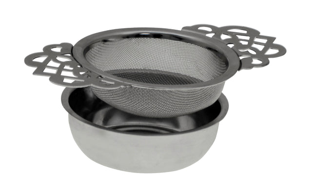 Empress Tea Strainer with Drip Bowl - 15028