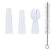 Cream Whipper Spare Part Set - Gas Cover, 3 Nozzles and Cleaning Brush - 15099