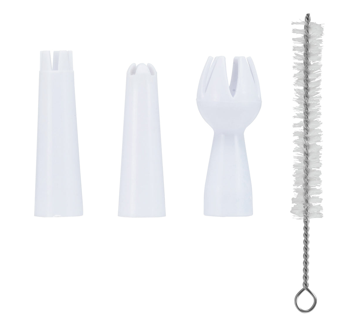 Cream Whipper Spare Part Set - Gas Cover, 3 Nozzles and Cleaning Brush - 15099