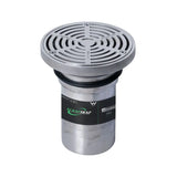 3monkeez FW-150BR-304 150mm Round Floor Waste Arrestor I 304 Grade Stainless Steel