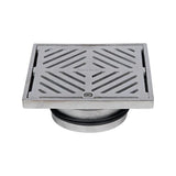 3monkeez FW-150S-304 150mm Square Floor Waste I 304 Grade Stainless Steel