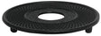 Hobnail Cast Iron Trivet, 13cm Diameter - Black - 15108