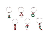Wine Charms -  Enamelled Christmas - 15123