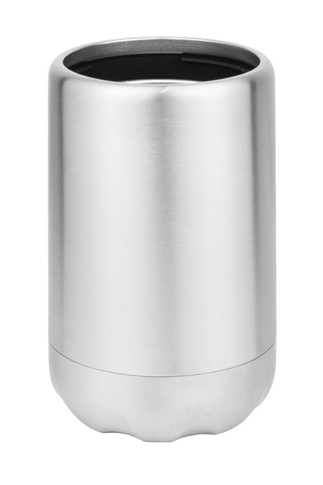 Double Wall Insulated Can & Stubbie Holder - Brushed Stainless Steel - 15125