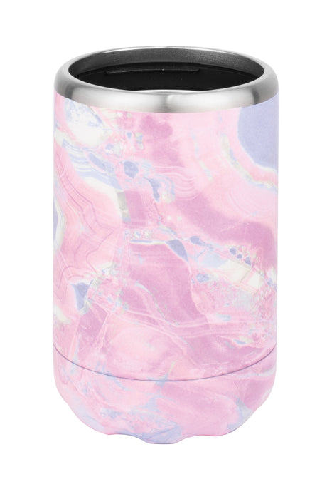 Double Wall Insulated Can & Stubbie Holder - Pink Marble - 15129