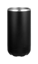 Slim Double Wall Insulated Can & Stubbie Holder- Black - 15131