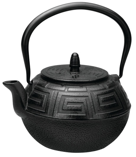 Majestic Cast Iron Teapot, 1.2 Litres - Black - 15186