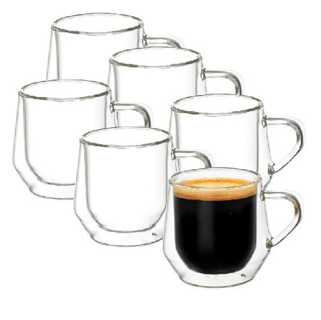 Capri Double Wall Glasses, 250ml - Set of 6 - 15431