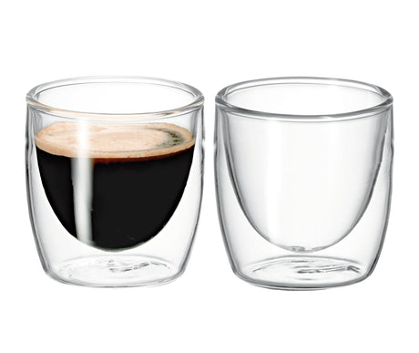 Caffe Double Wall Glass - Set of 2, 100ml - 15522