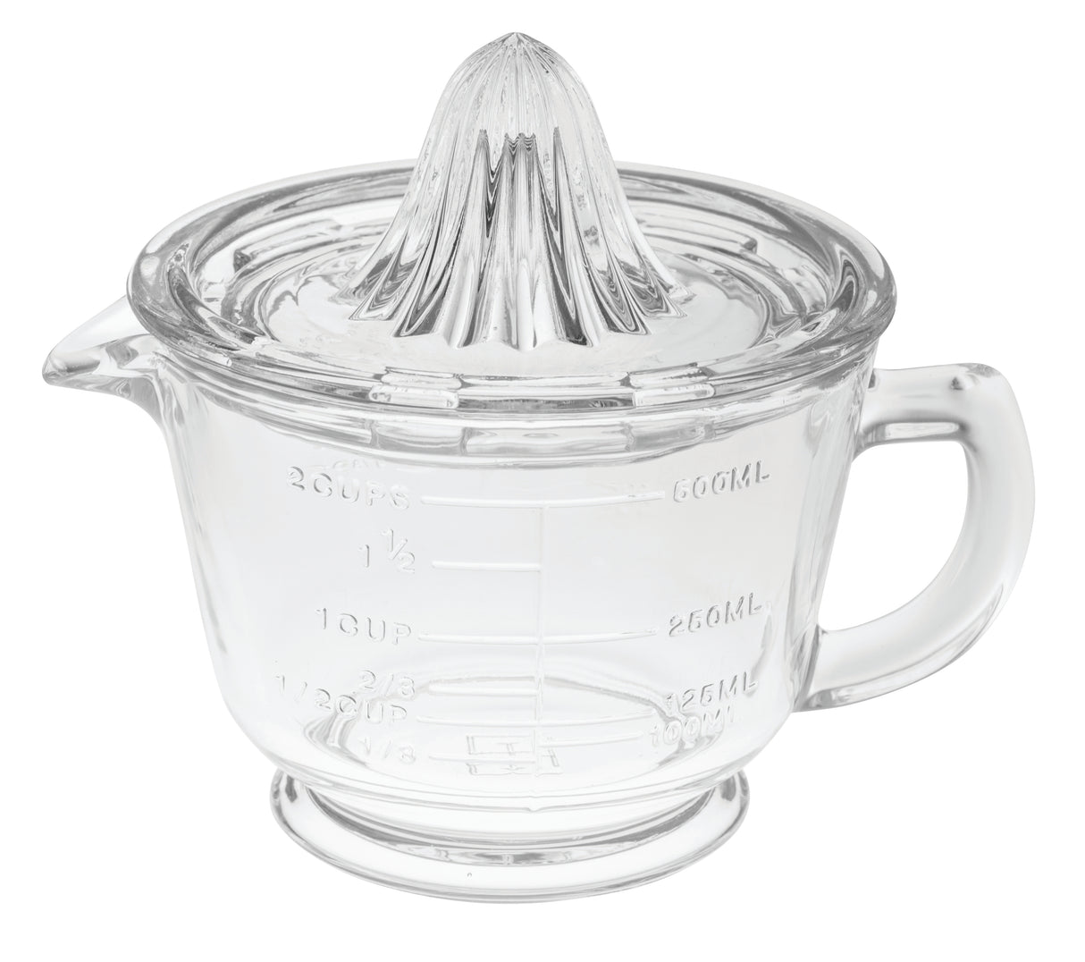 Glass Juicer with Measurements - 15829
