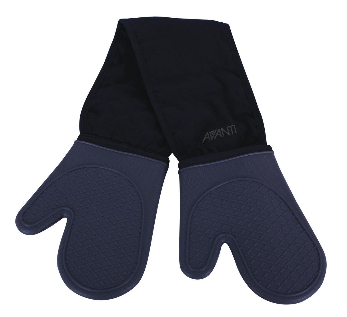 Silicone Double Oven Gloves - Charcoal - 16585