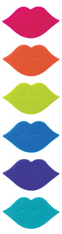 Hot Lips Glass Markers - Set of 6 - 16716