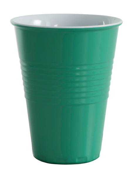 Miami Melamine Two Tone Cup - Forest Green - 16755