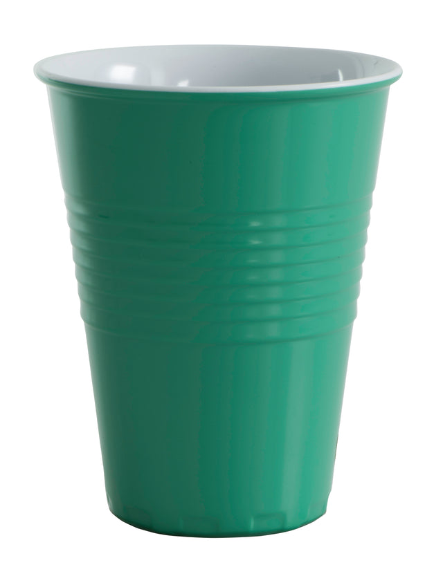 Miami Melamine Two Tone Cup - Forest Green - 16755