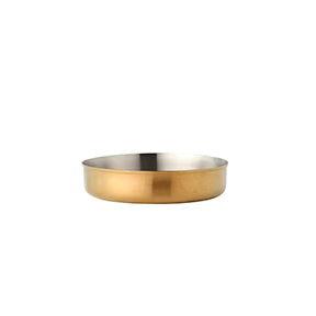 MINI-08295 - Miniature Pan Deep W O Hdl Brushed Brass (Sold in sets of 6)