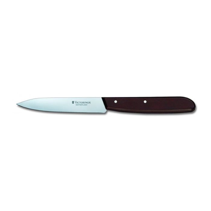 Paring Knife , Pointed Tip 10cm - Wood