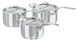 Maison 3 Piece Saucepan Set:
Saucepan 16cm/2 Litre
Saucepan 18cm/2.7 Litre 
Saucepan 20cm/3.7 Litre - 19851