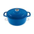 Round French Oven 26cm/5 Litre Blue w/ Platinum Sparkles - 19860