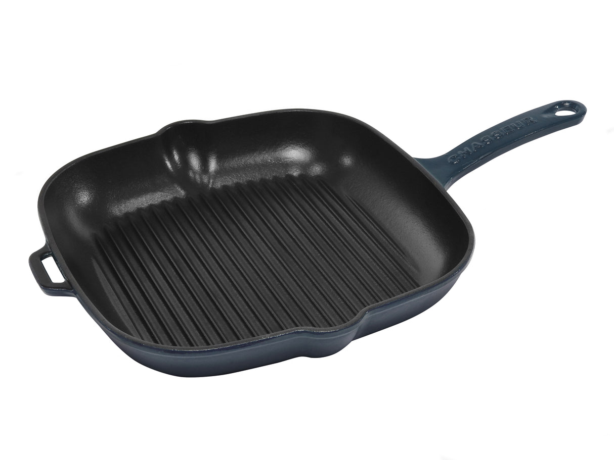 Square Grill 25cm Liquorice Blue - 19932