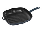 Square Grill 25cm Liquorice Blue - 19932