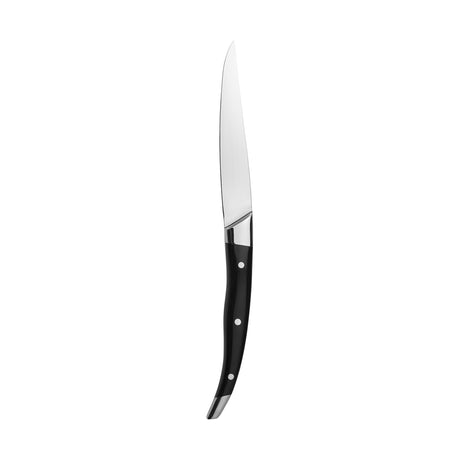 Nobile Steak Knife Point Tip-Black (Set Of 6)