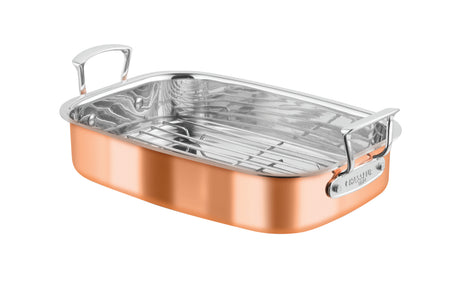 Escoffier Induction Roasting Pan with Rack 35x26cm - 20052