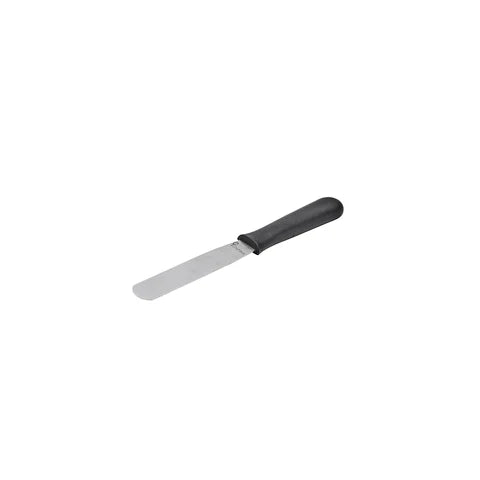 20410 - Chef Inox Black Handle Spatula Pallet Knife | Sets of 12 Stainless Steel Bulk Cafe Bakery