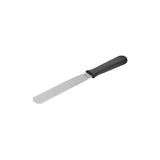 20410 - Chef Inox Black Handle Spatula Pallet Knife | Sets of 12 Stainless Steel Bulk Cafe Bakery