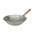 Wok Round Bottom-Iron, Wood Handle, 360Mm
