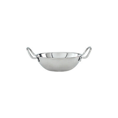 Trenton 18/8 Stainless Steel Kadai Bowl & Mini Wok Serving Pan Collection